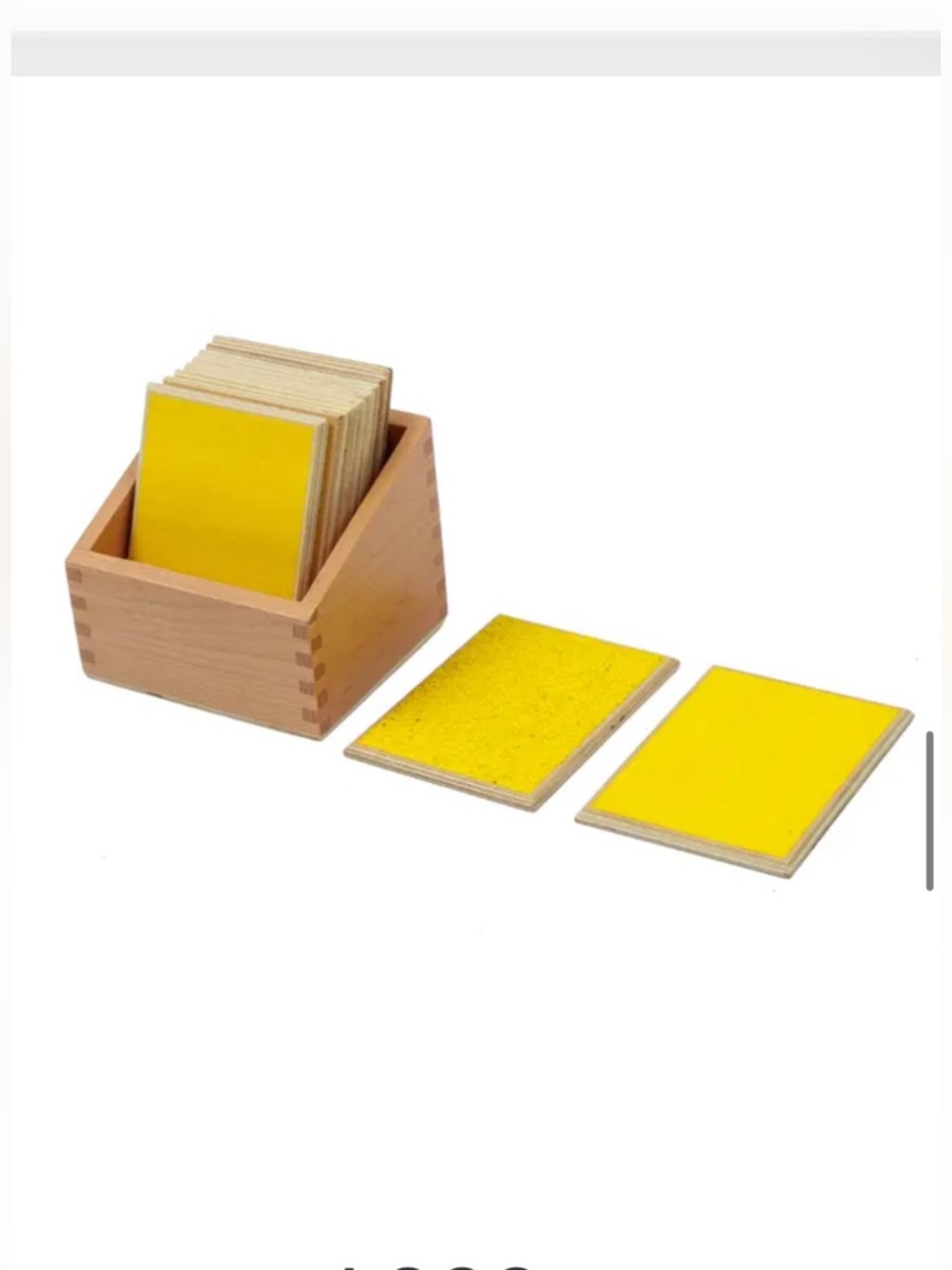 Adena Montessori Touch Tablets (Yellow Texture Set) - Picture 2 of 3
